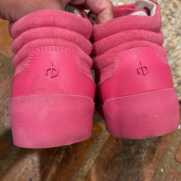 Rag & bone Nova hot pink high top sneakers size 7 - Picture 7 of 12